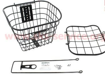 Кошик велосипедний навісний передній (метал) (+ кришка) YZ-061 Мукачево - фото 1