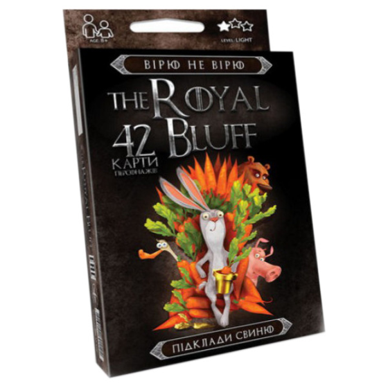 Карточная игра The ROYAL BLUFF RBL-01 на украинском языке RBL-01-01U Винница
