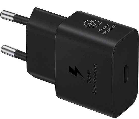 Мережевий зарядний пристрій Samsung 25W Travel Adapter + Type-C cable Black (EP-T2510XBEGEU) (6921948) Київ