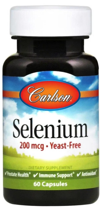Селен Carlson Selenium 200 мкг 60 капс Киев - изображение 1