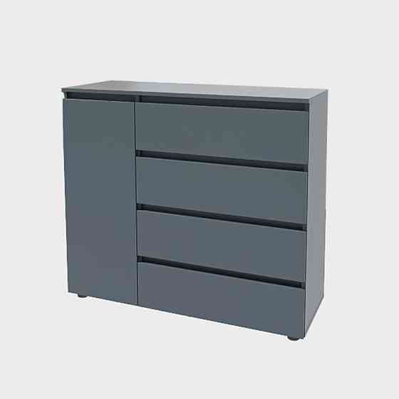 Комод Эверест КЛ-3 Лайт (телескопические) 105х38х93 см Графит (DTM-4898) Днепр