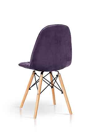 Стілець ДЖАСТІН, велюр бузковий Київ