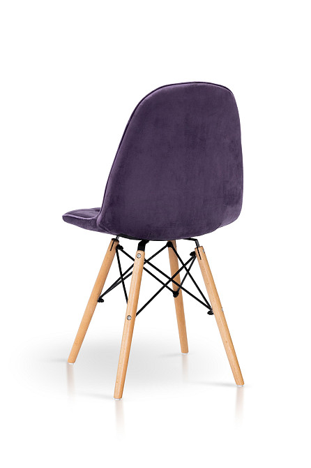 Стілець ДЖАСТІН, велюр бузковий Київ - фото 4