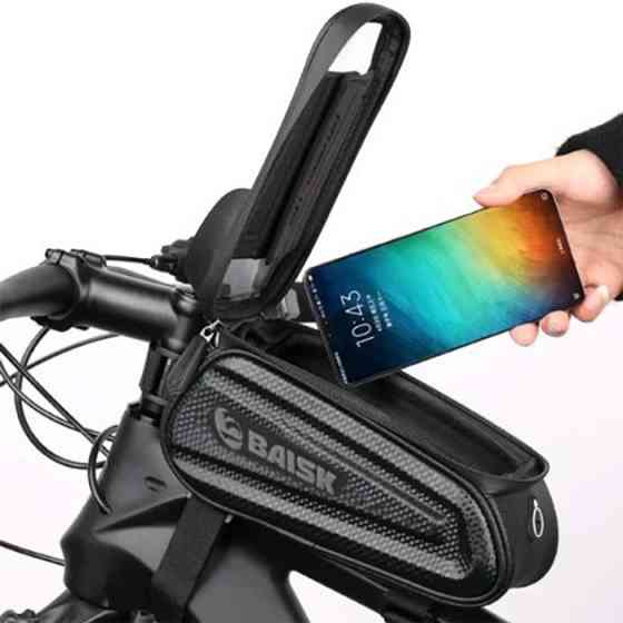 Велосумка F003/221G на руль с отделением под смартфон 23.5x10x14см KS-92 Одесса