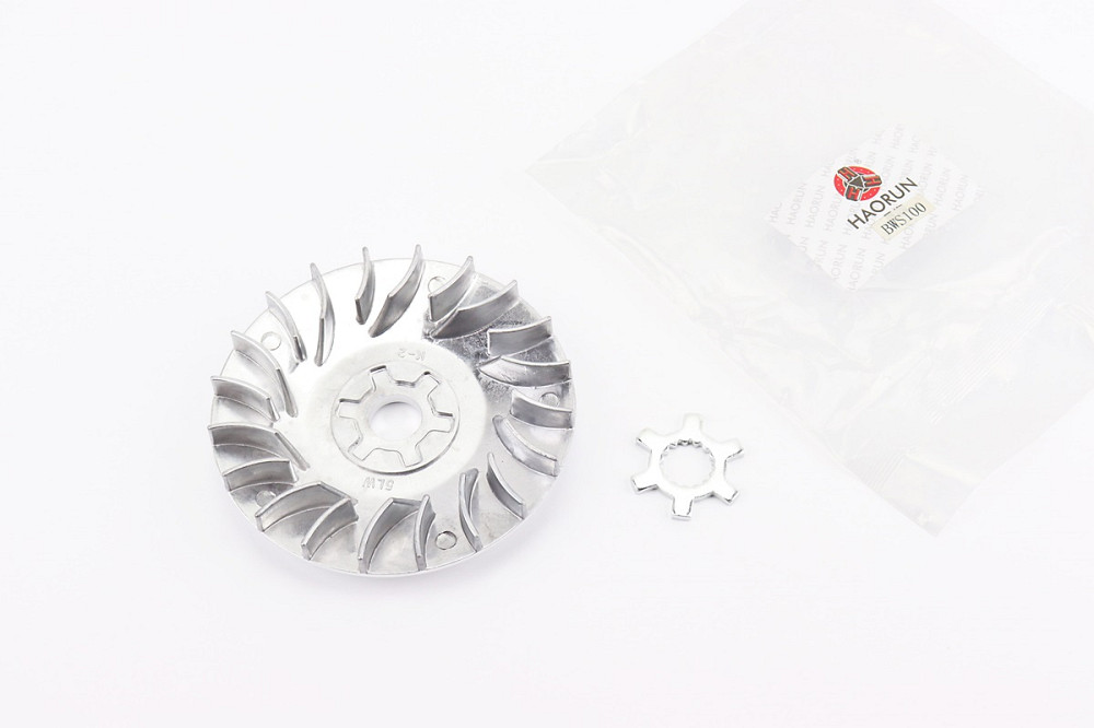 Крильчатка варіатора переднього (під вал 16мм) + шайба "хрест" Yamaha BWS 100 Киев - изображение 1