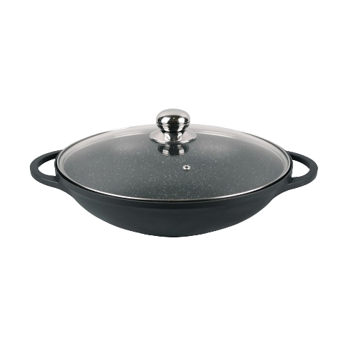 Сковорідка d32см скляна кришка WOK MR-4832 Maestro Житомир