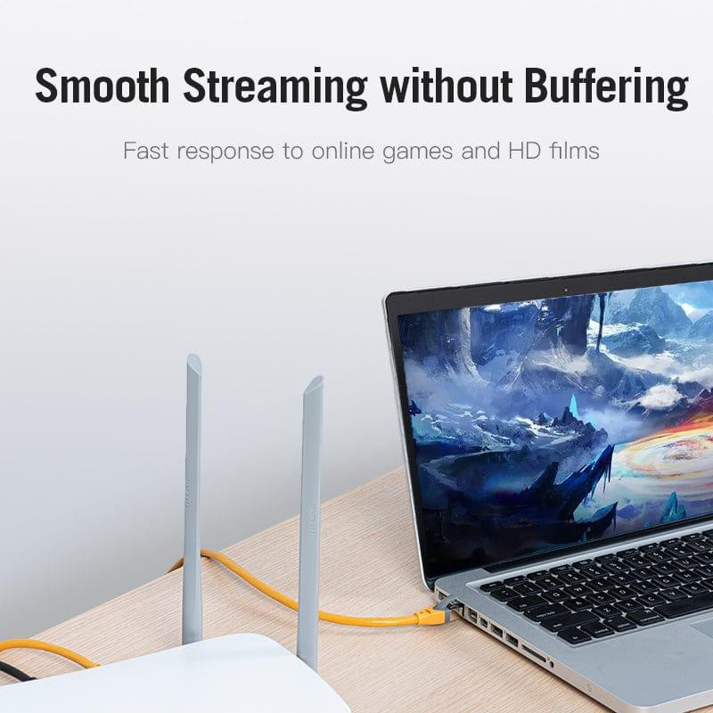 Кабель Vention Cat.6A SFTP, 1м, жовтий Київ - фото 7