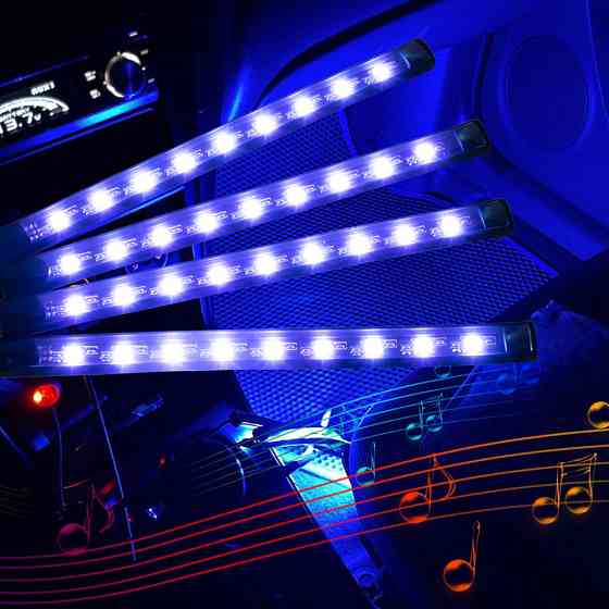 Універсальна RGB led підсвічування HR-01678,зі світломузикою SBR Київ