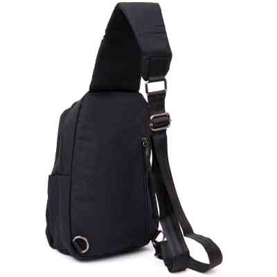 Сумка Vintage Через плечо нейлон Черная (20632) Винница