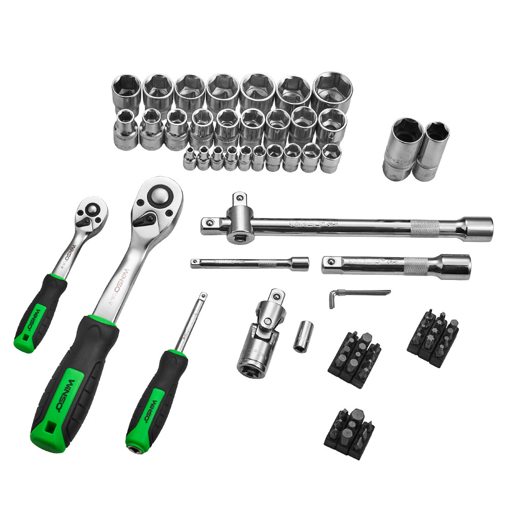 Професійний набір інструментів в кейсі Winso Pro 1/2", 1/4" 72 T, CR-V, 73од. Львів - фото 7