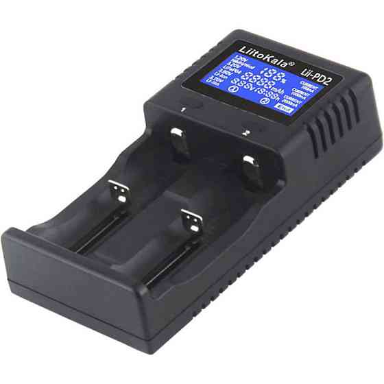 Зарядний пристрій Liitokala Lii-PD2+car EU charger Киев
