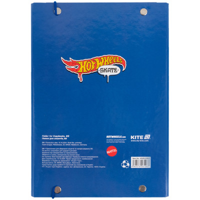 Папка для зошитів Kite В5 на гумці Hot Wheels (HW25-210-2) Вінниця - фото 3