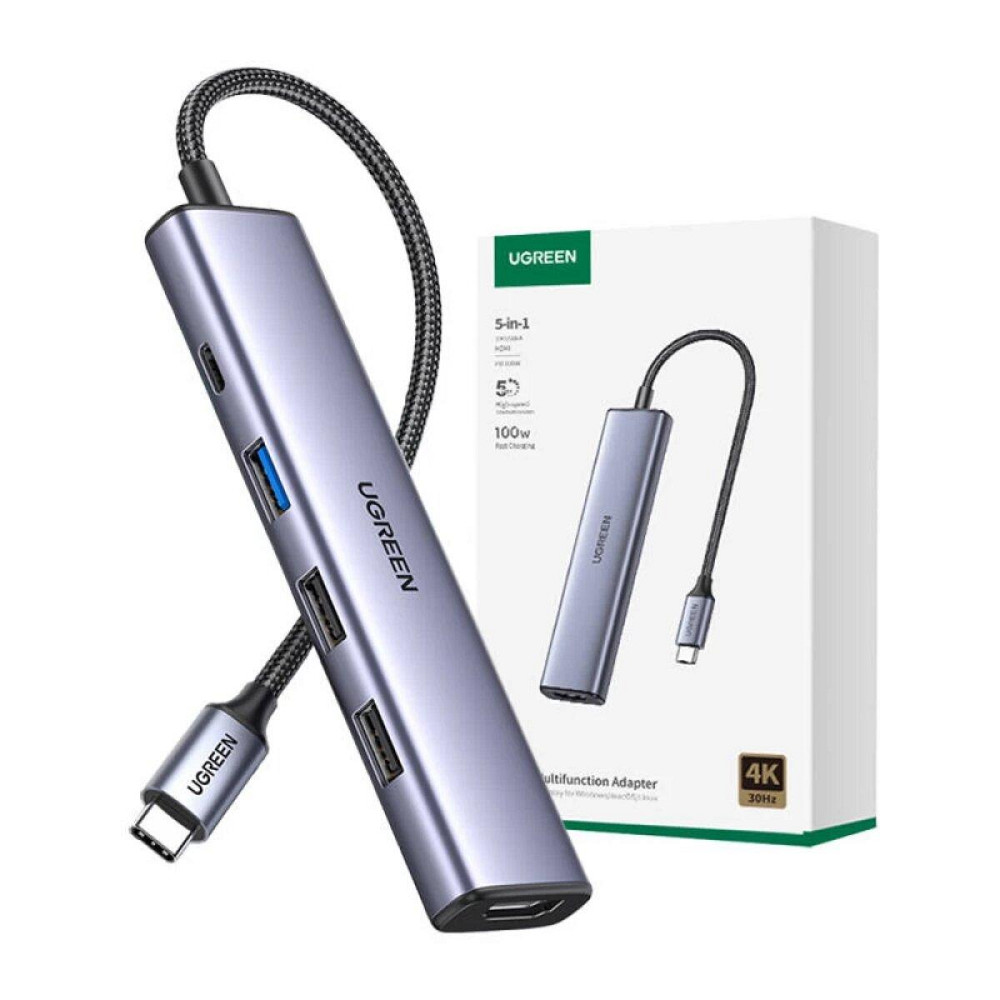 Хаб адаптер переходник UGREEN USB-C Multifunction Adapter UGR-15495 Одесса - изображение 2