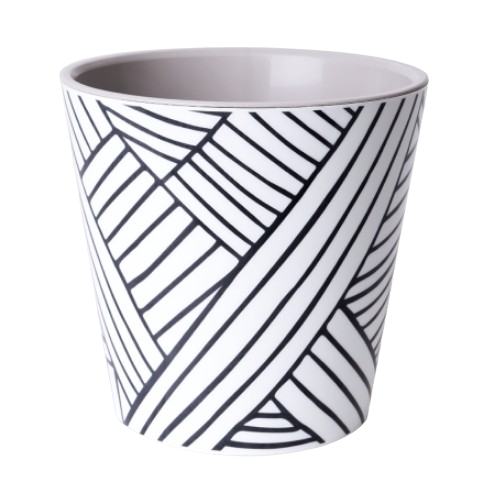 Вазон Деко зі вставкою 16*15,5мм білий Етно Алеана Житомир - изображение 1