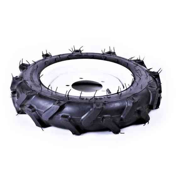 Колесо в сборе 4.00*12 (под 5 болтов, елочка) для мототрактора Мукачево