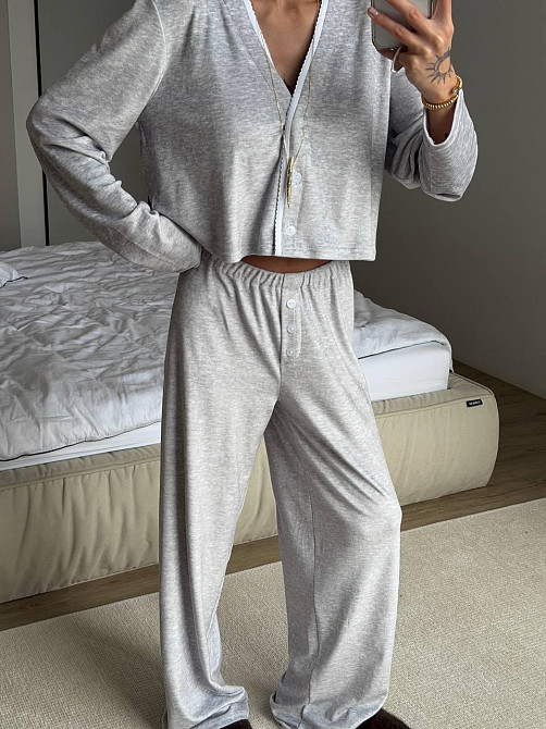 Женский повседневный домашний комплект тройка качественный велюр 46/48 Одесса - изображение 4