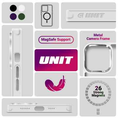 Чохол до мобільного телефона Armorstandart Unit MagCase Apple iPhone 17 Pro Matte Clear (ARM86291) Вінниця