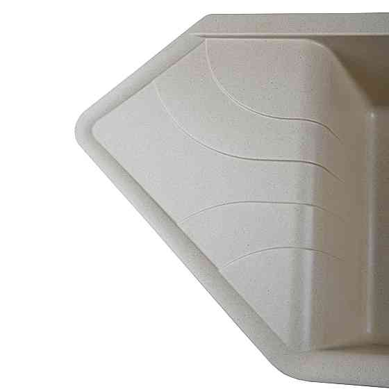 Гранитная мойка Globus Lux GARDA слоновая кость 1000х500мм (000011906) Киев