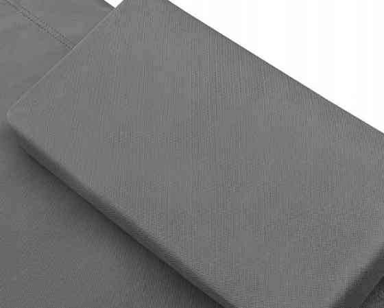 Лежак садовый с регулируемым навесом Aga MR4251, двухместный, серый Киев