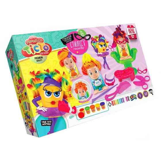 Набір для творчості "Тісто для ліплення" Master Do" Стиліст-перукар TMD-13-01U укр. мовою Вінниця