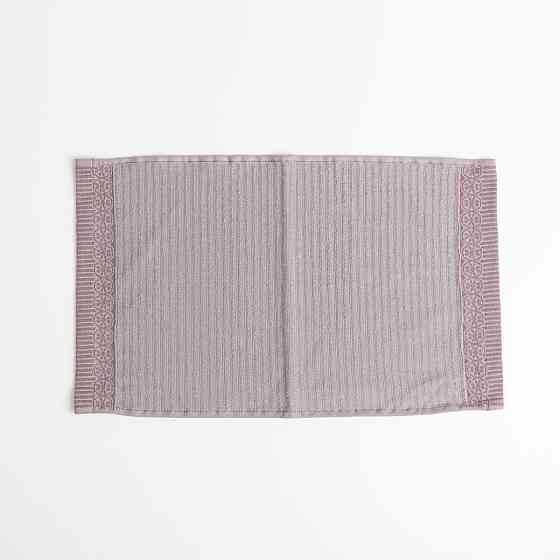 Махровий кухонний рушник з бордюром 30х50 см 400г/м2 GM Textile (Попелястий) Суми