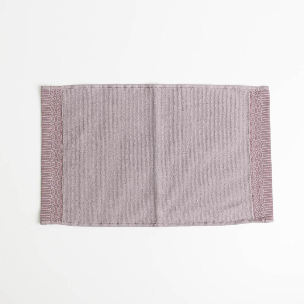 Махровий кухонний рушник з бордюром 30х50 см 400г/м2 GM Textile (Попелястий) Суми - фото 3