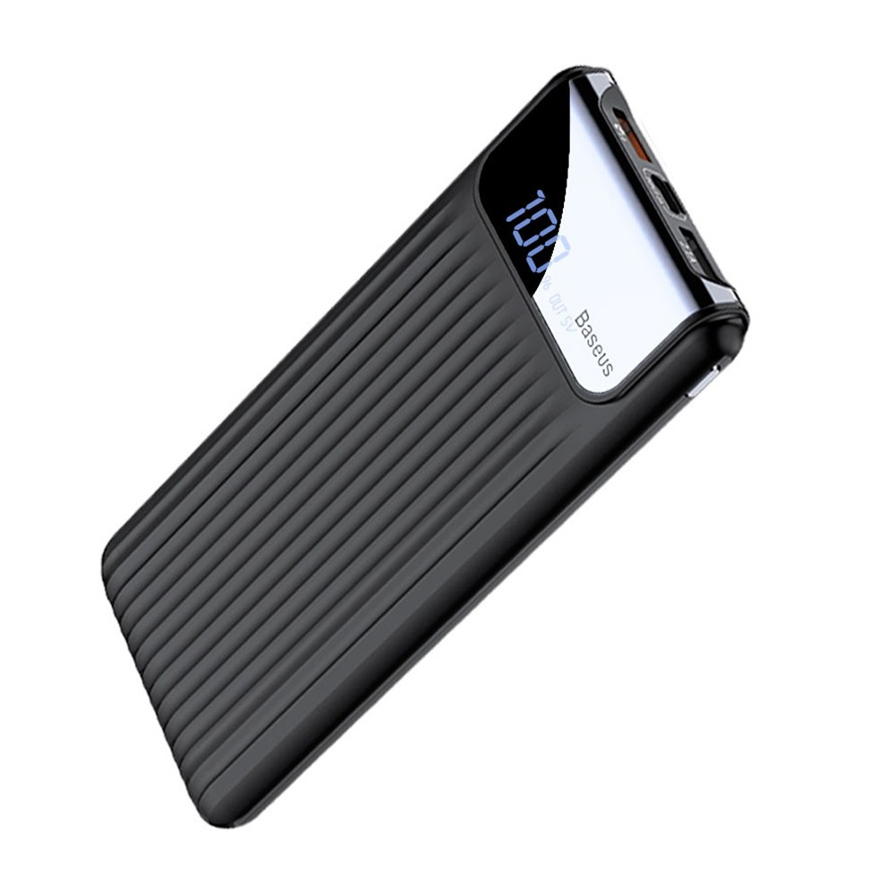 Зарядное устройство Power Bank Baseus Thin Digital Power Bank 10000mAh Black (PPYZ-C01) Киев - изображение 1