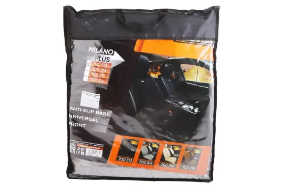 Накидка на сідницю Elegant Milano передній чорний (2 шт. з підголовками) Вінниця