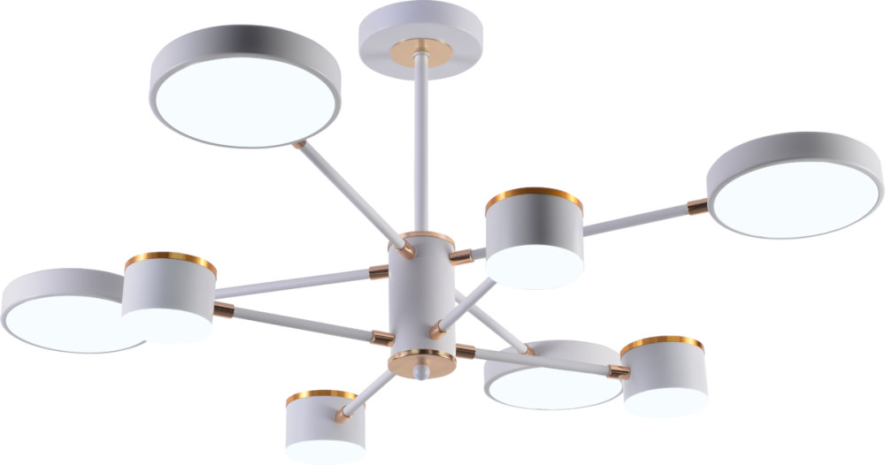 SIRIUS Люстра світлодіодна акрилова Sirius B X13288/8 WT+FGD Коломия - фото 2