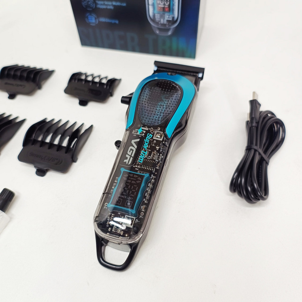 Малошумная машинка для стрижки волос, Машинка для стрижки на аккумуляторе Набор с зарядкой LA-95 Львов - изображение 12