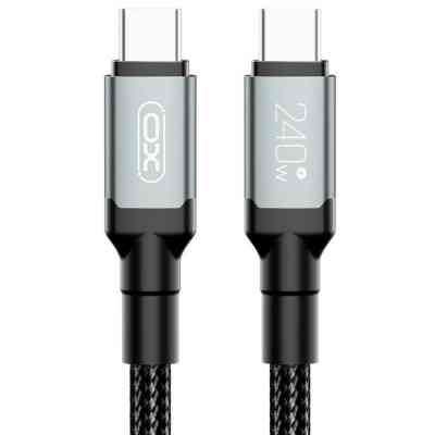 Дата кабель USB-C to USB-C 1.0m 240W black XO (NBQ264A_С_Black) Винница