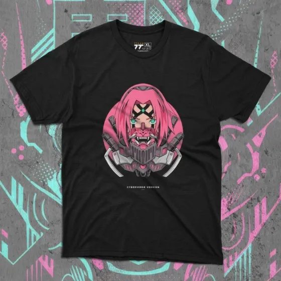 Футболка чоловіча з  принтом Наруто Сакура Кібер Версія Розмір 48 Anime0103 Дніпро