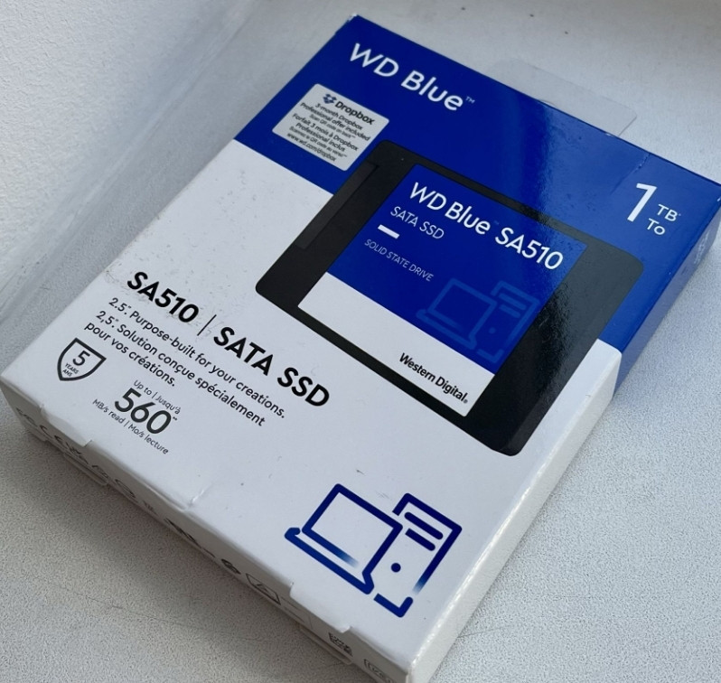 Накопичувач SSD WD Blue SA510 1Tb. Харків - фото 5