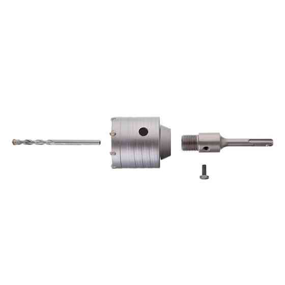 Свердло корончате по бетону 65 мм, перехідник SDS-Plus 100 мм INTERTOOL SD-7065 Киев