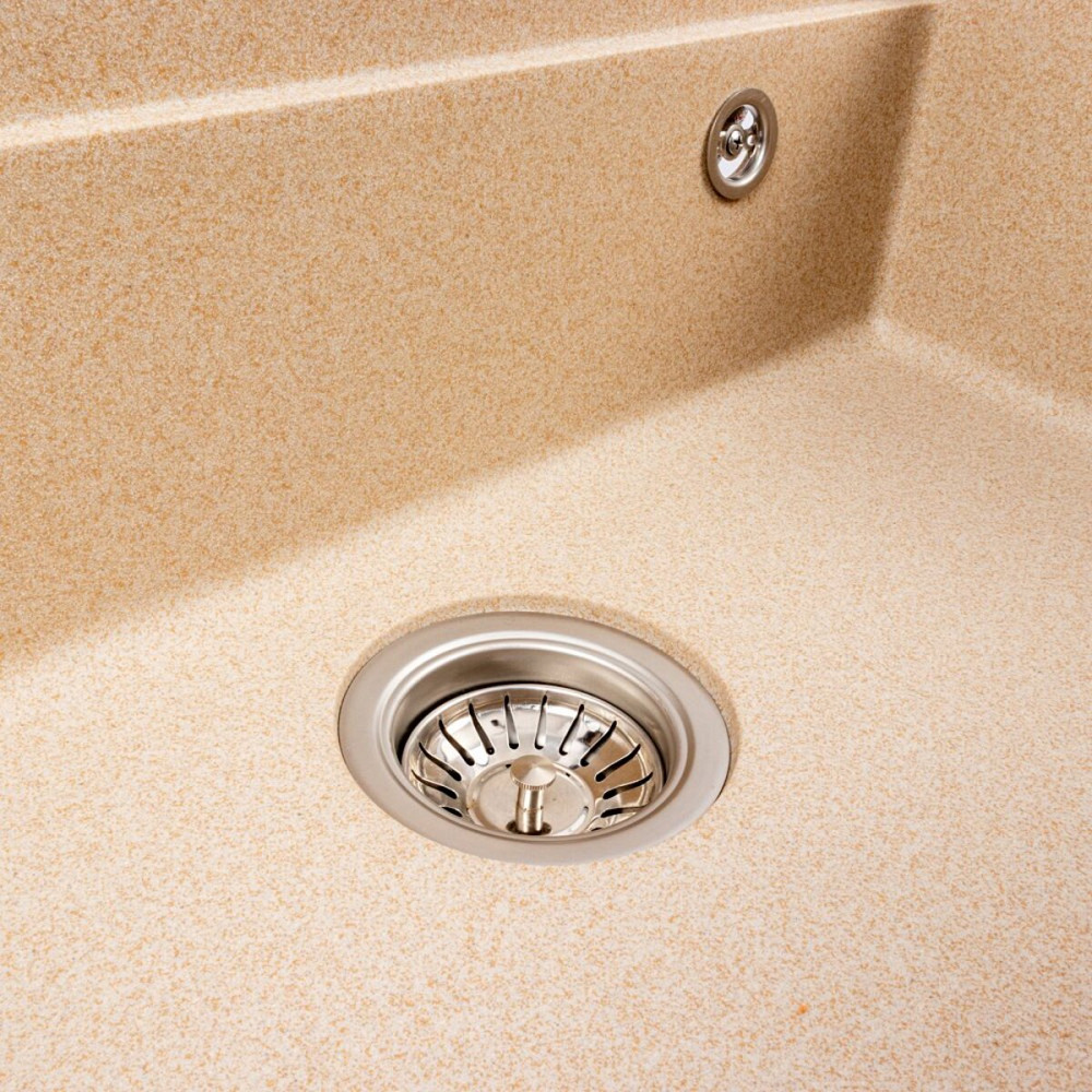 VALESO Гранітна мийка VALESO IRENA 6846 матова Сафарі Київ - фото 8