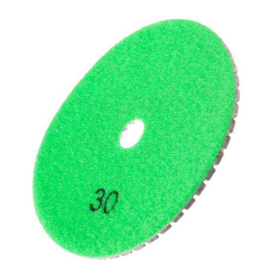 Окружность алмазная шлифовальная, гибкая на липучке 125 мм P30. INTERTOOL BT-0922 Киев