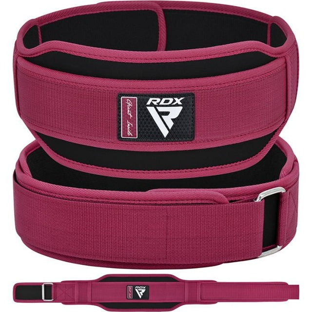 Пояс для важкої атлетики RDX RX5 Double Belt неопреновий Pink S Кам'янське - фото 8