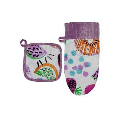 Кухонная прихватка Прованс Рукавичка Violet cherries 29х15 (032956) Винница