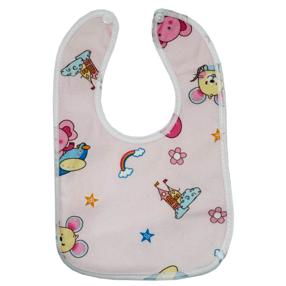 Дитячий тканинний слинявчик MGZ-0600-5 на кнопці Вінниця - фото 1