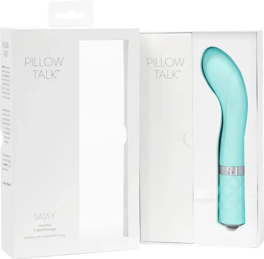 Розкішний вібратор Pillow Talk - Sassy Teal з кристалом Сваровські для точки G, подарункова упаковка Львов - изображение 10