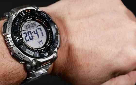С компасом Casio PRG-340T-7 Titanium ProTrek. Харьков