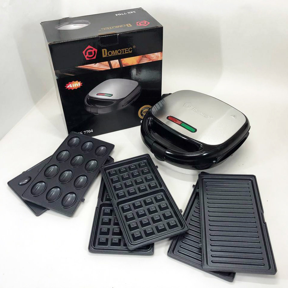 Сендвічниця для гарячих бутербродів Domotec MS-7704 1000Вт, Універсальний гриль побутовий TB-20 Львів - фото 19
