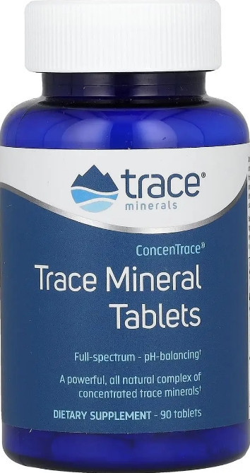 Мінерали Trace Minerals Research ConcenTrace Trace Mineral 90 таб Київ - фото 1