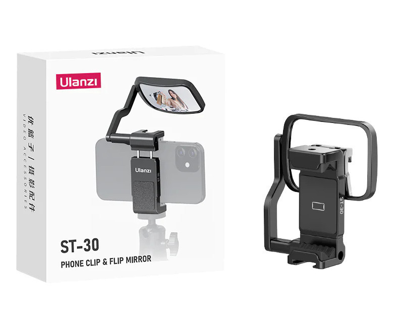 Тримач для телефону із селфі дзеркалом Ulanzi ST-30 Київ - фото 5