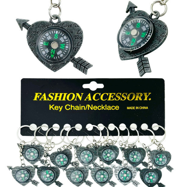 Брелок для ключів Серце зі стрілою 12 шт. Київ - фото 1