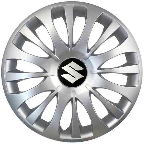 Автомобильные модельные колпаки R15 Suzuki 329 4шт, SJS, серебряные Киев