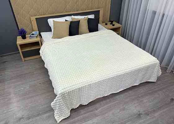 Плед-покривало Кубик 200х220 см (+-10см) Молочний (87-235) Київ