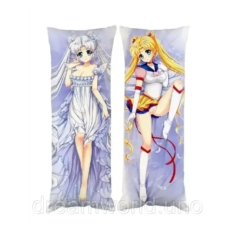 Подушка дакімакура Сейлор Мун Sailor moon декоративна подушка для обіймання двостороння 40х120 Харків - фото 1