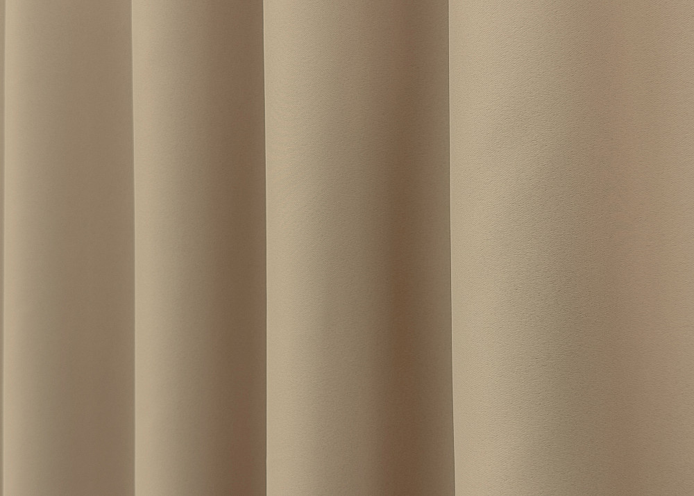Комплект готовых штор VR-Textil Bagema Rvs № 1240ш Бежевый 100х290 см 2 шт (31-924) Киев - изображение 7