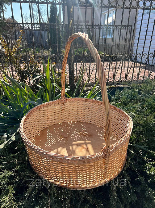 Кошик плетений для квітів великий Київ - фото 6